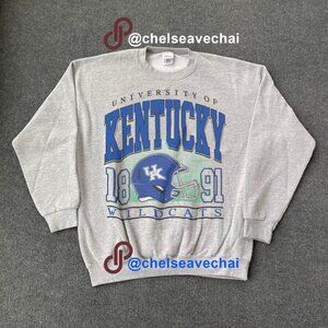 Kentucky Wildcats Football Sweatshirt University of Kentucky Mens Women Shirt
